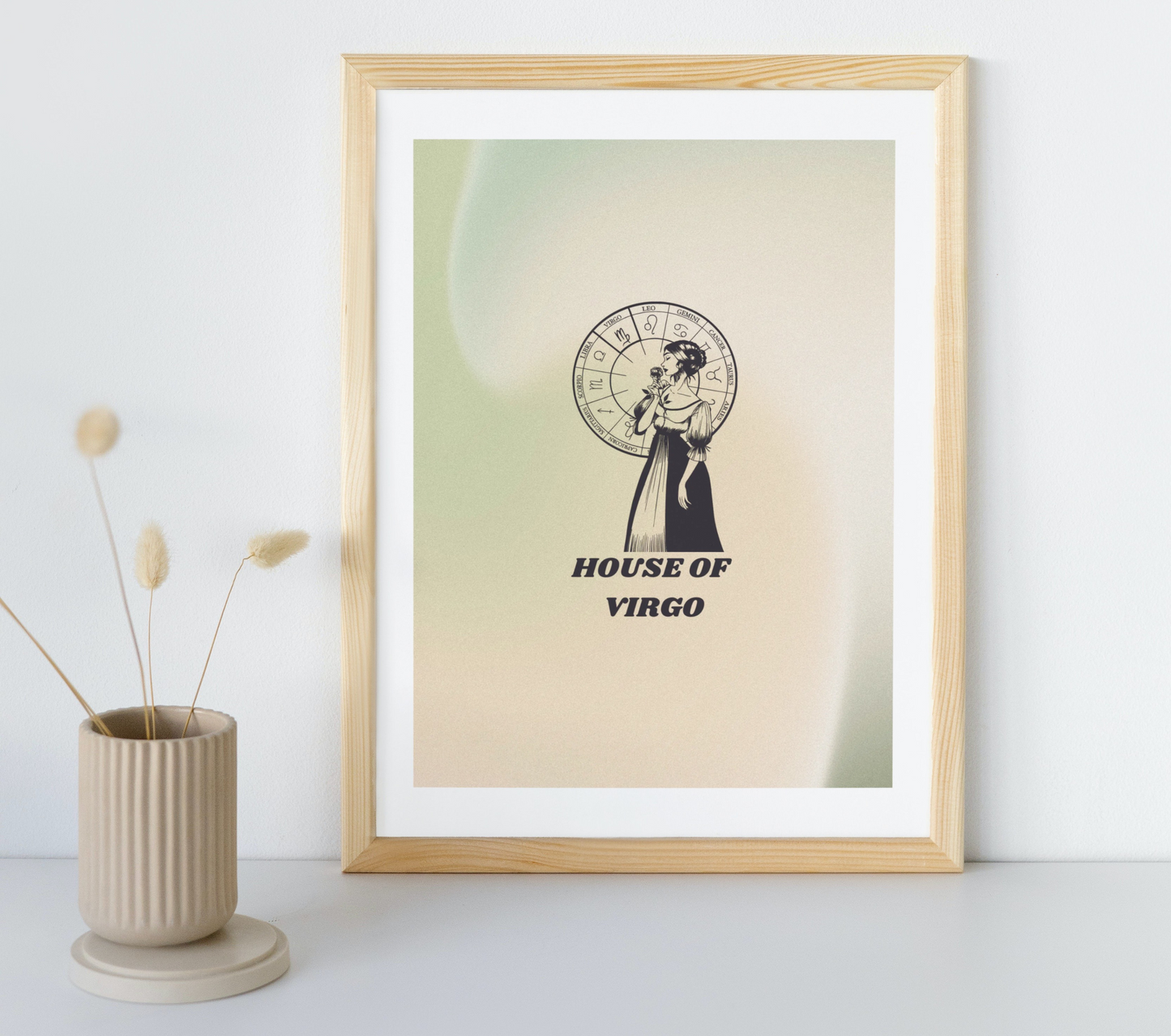House Of Virgo Zodiac Wall Art Print