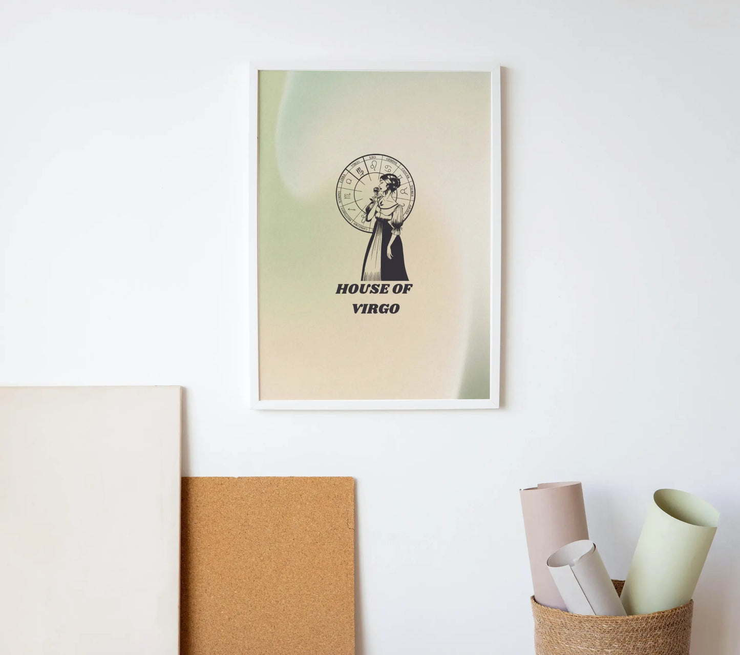 House Of Virgo Zodiac Wall Art Print CreativeFemininity