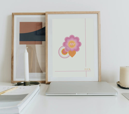 777 Angel Number Wall Art Print CreativeFemininity