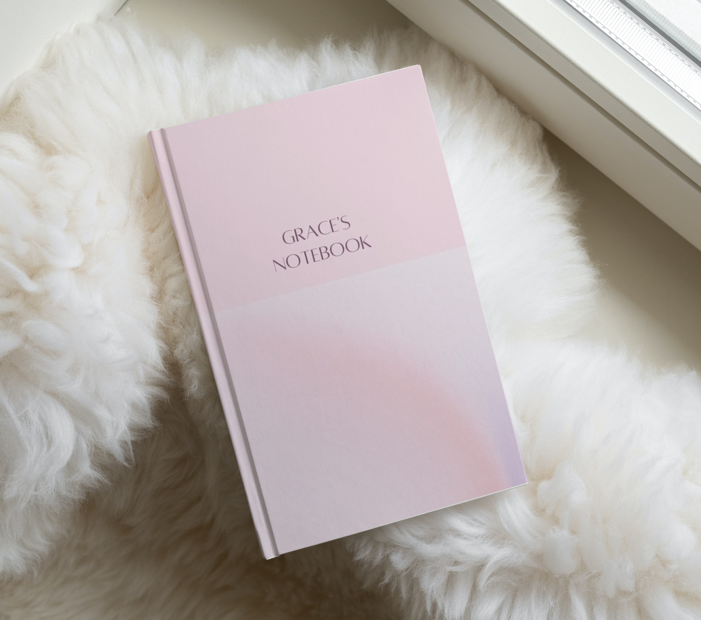 Pink Personalised Name Journal