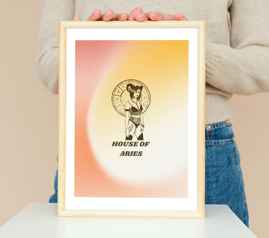 House Of Aries Zodiac Wall Art CreativeFemininity
