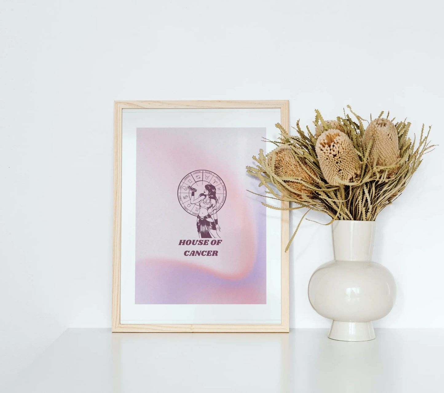 House Of Cancer Zodiac Wall Art Print CreativeFemininity