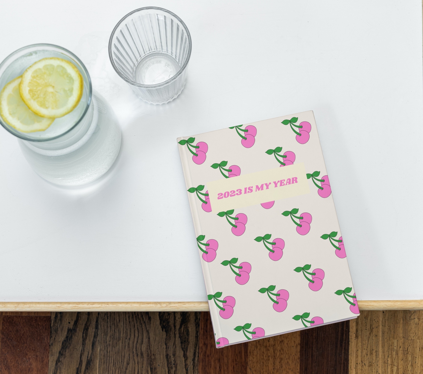 Personalised Pink Cherry 2025 Is My Year Diary