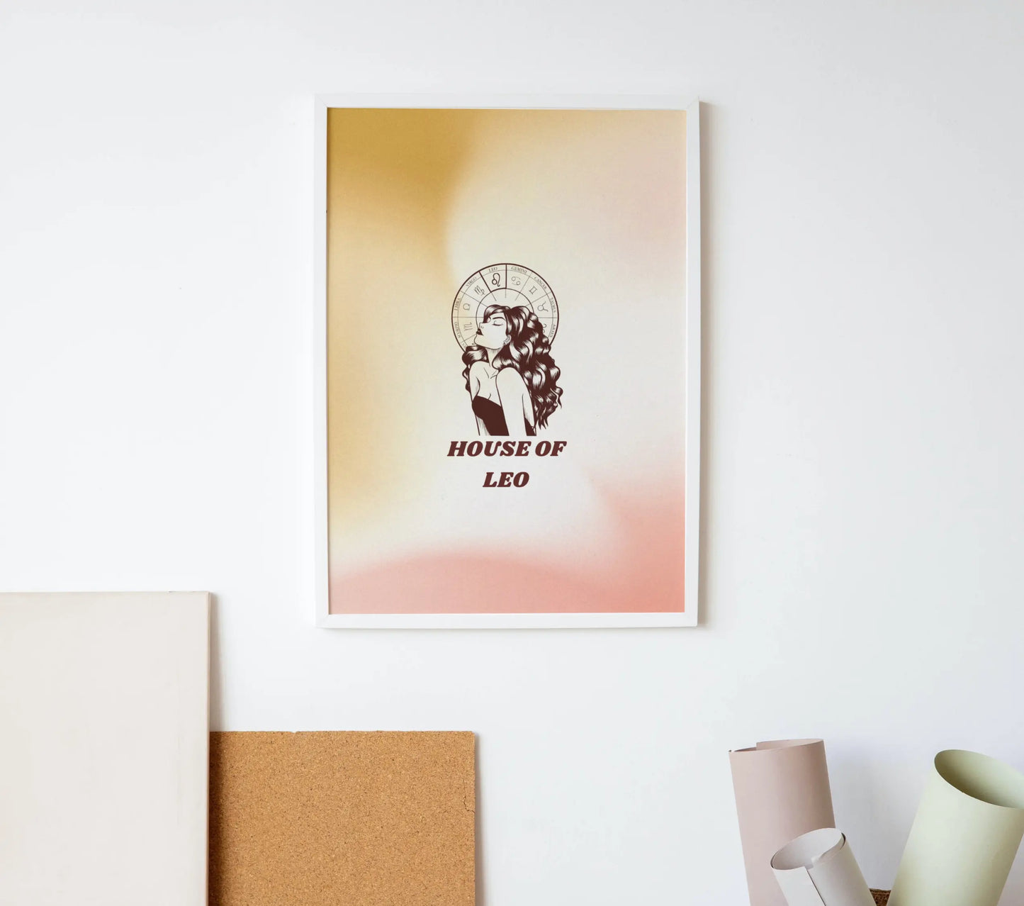 House Of Leo Zodiac Wall Art Print CreativeFemininity