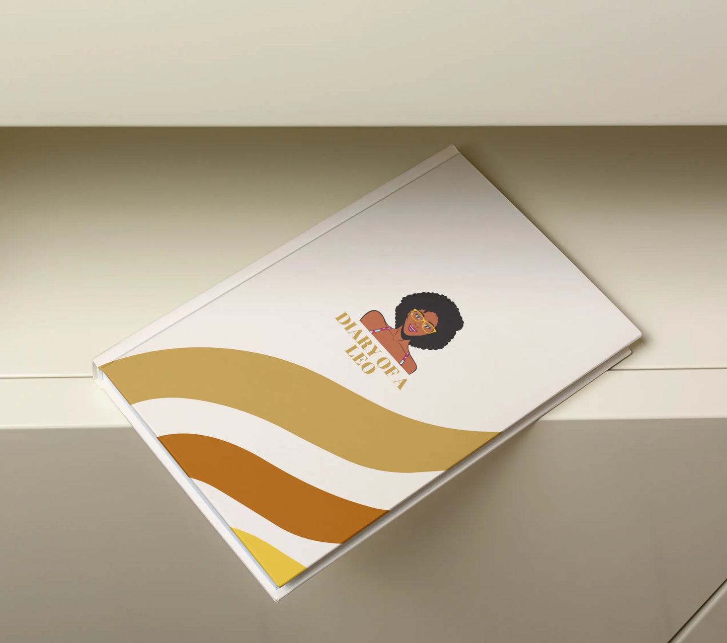 Yellow Retro Diary Of A Zodiac Journal - All Signs CreativeFemininity