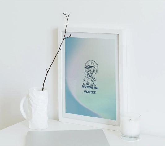 House Of Pisces Zodiac Wall Art Print CreativeFemininity