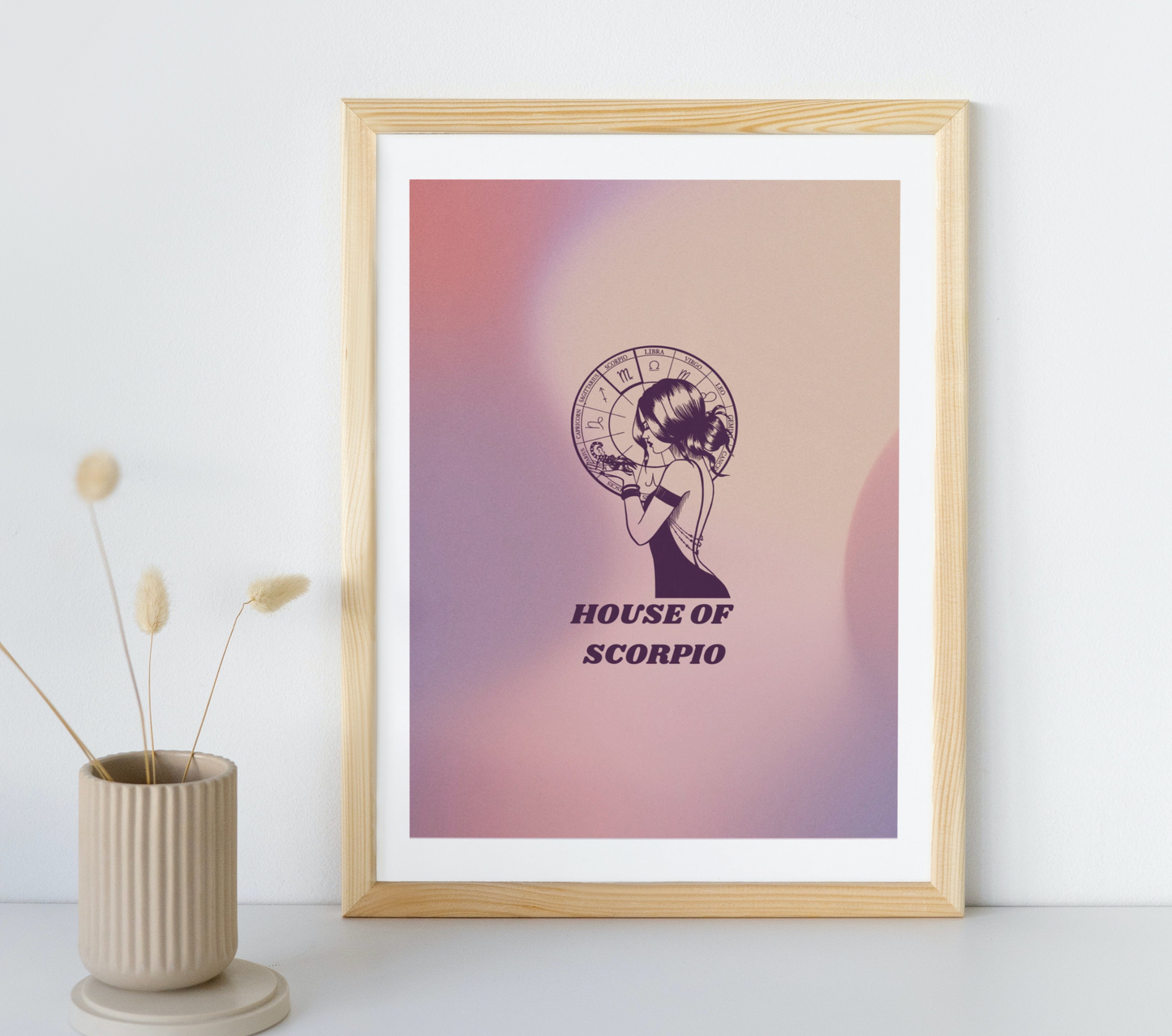 House Of Scorpio Zodiac Wall Art Print