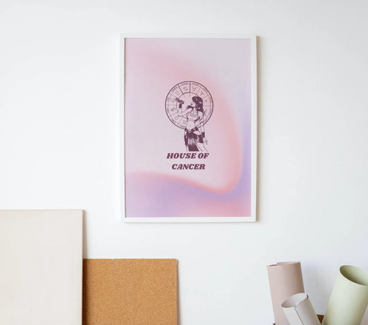 House Of Cancer Zodiac Wall Art Print CreativeFemininity