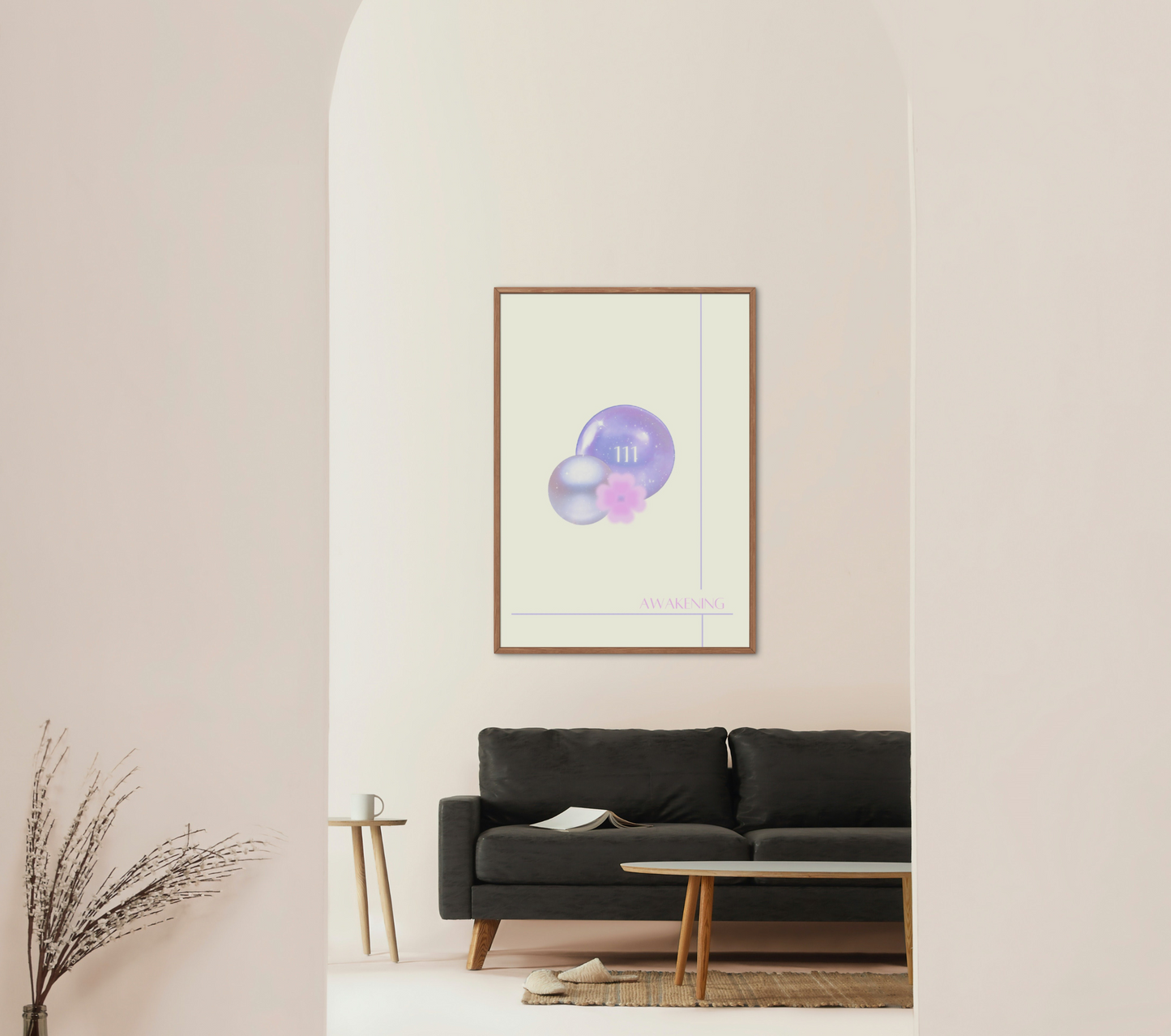 111 Angel Number Wall Art Print