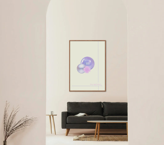 111 Angel Number Wall Art Print CreativeFemininity