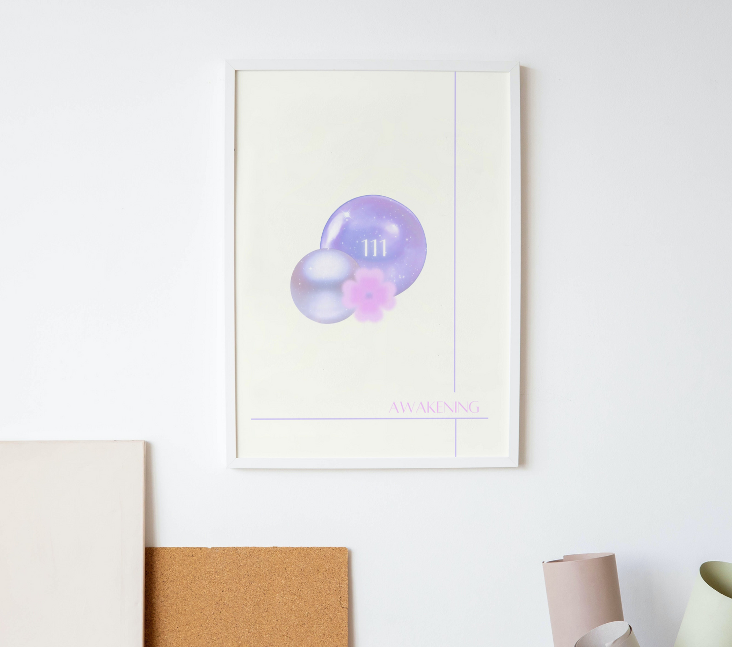 111 Angel Number Wall Art Print