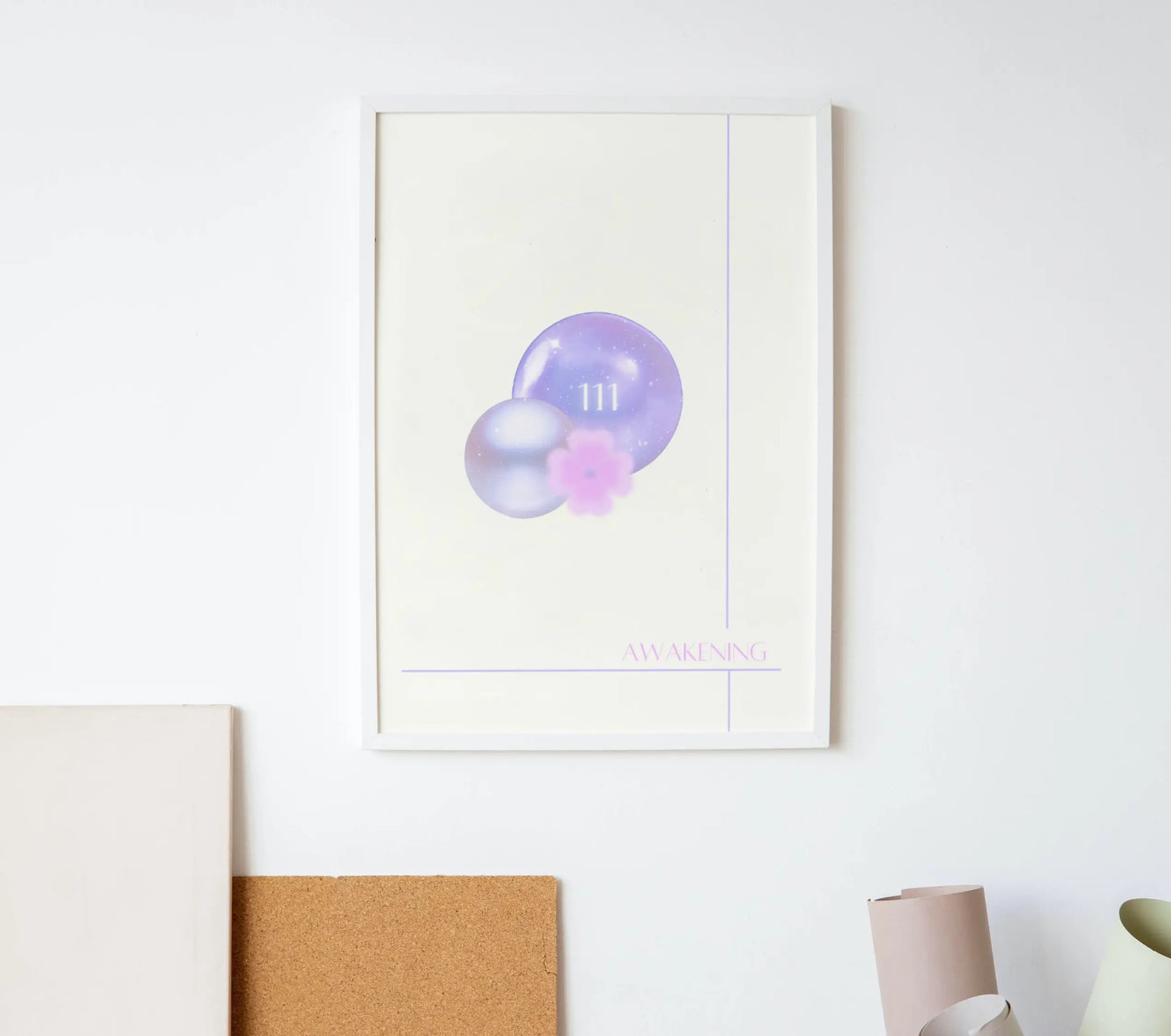 111 Angel Number Wall Art Print CreativeFemininity