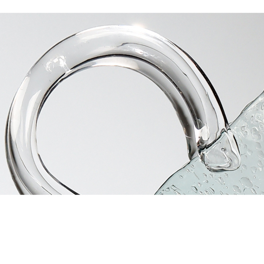 Glass Tote Bag Vase