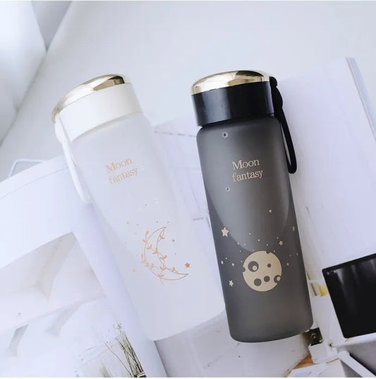 400ml Frosted Moon Water Bottle CreativeFemininity