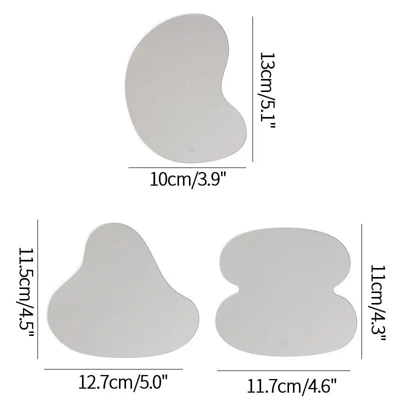 Wavy Mirrored Table Coasters CreativeFemininity