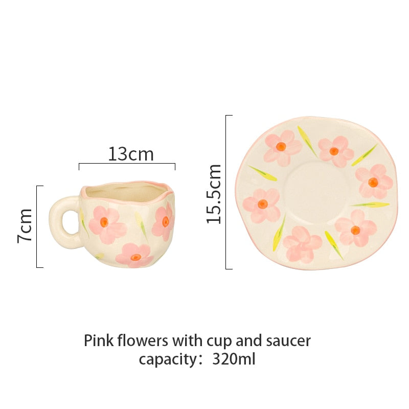 Floral Brunch Tea Cup & Saucer