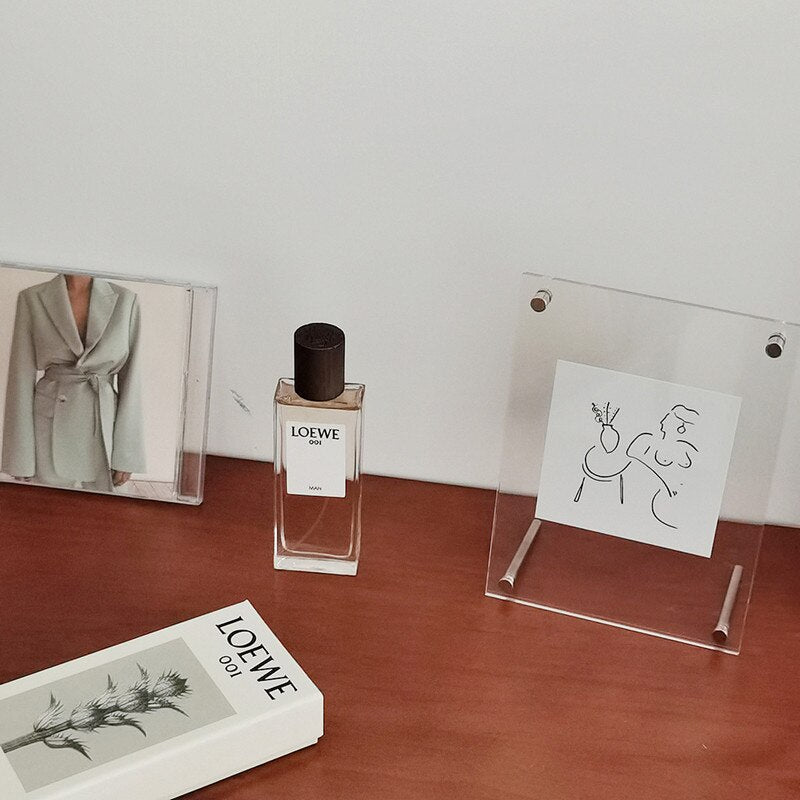 Acrylic Transparent Photo Frame