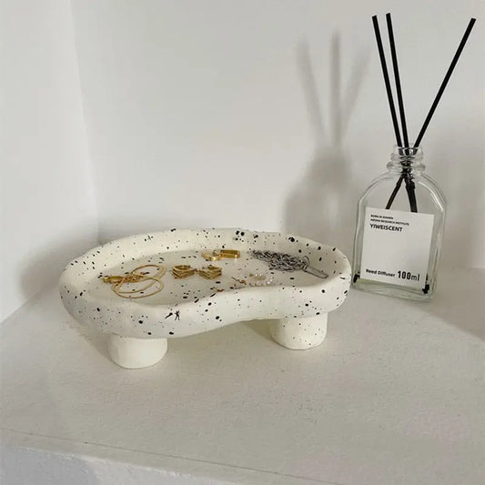 Speckled Ceramic Jewellery Dish CreativeFemininity