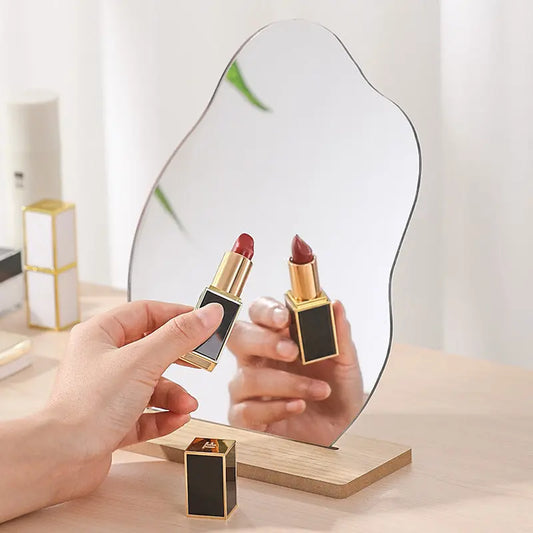 Minimalist Irregular Dressing Table Mirror CreativeFemininity
