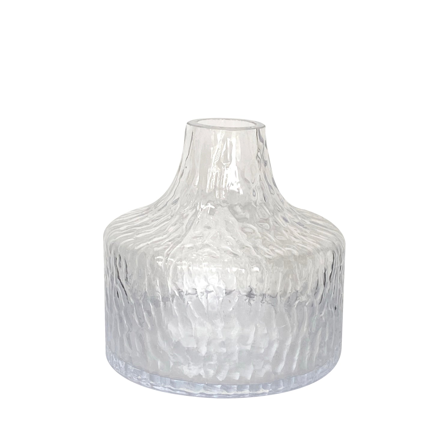 Glacial Nordic Glass Vase