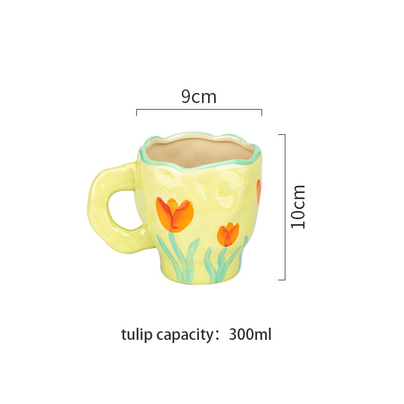 Floral Brunch Tea Cup & Saucer