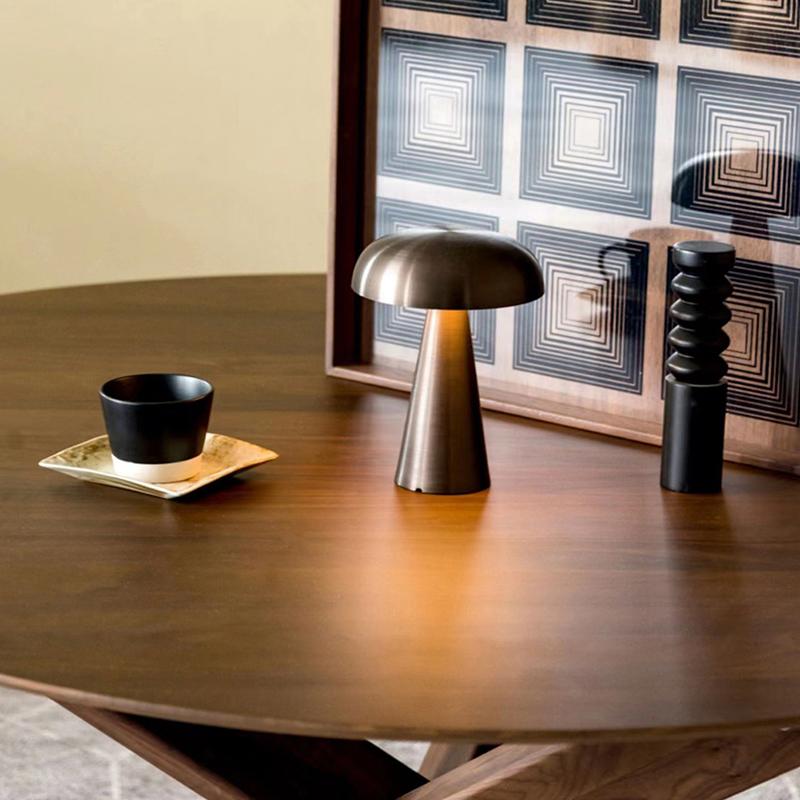 copper mushroom shape lamp