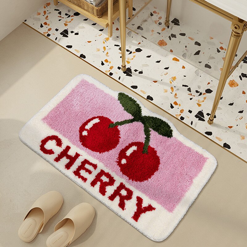 cute girls dorm bath mat