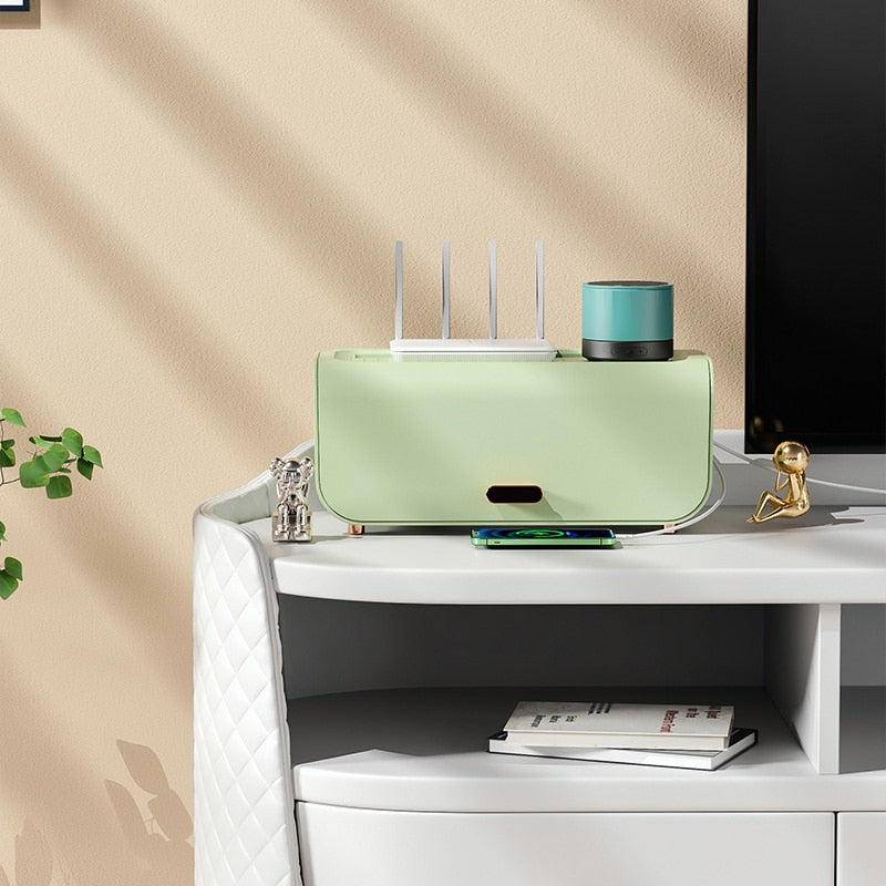 stylish cable storage box