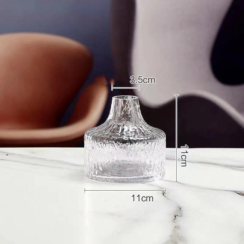 Glacial Nordic Glass Vase