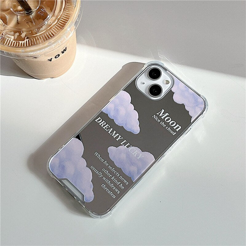 cloud mirror iPhone case