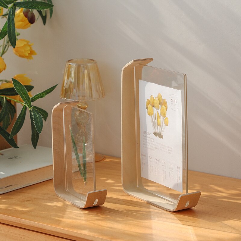 Standing Wooden Acrylic Photo Frame