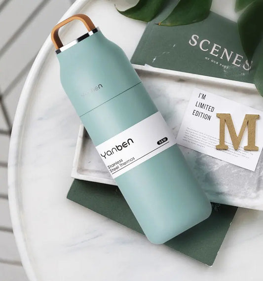 350ml Thermal Stainless Steel Flask - All Colours CreativeFemininity