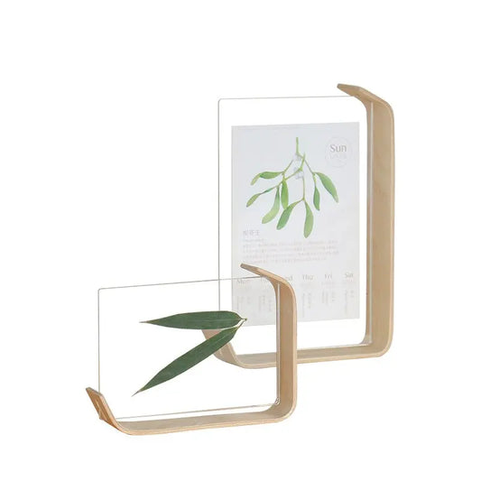Standing Wooden Acrylic Photo Frame CreativeFemininity