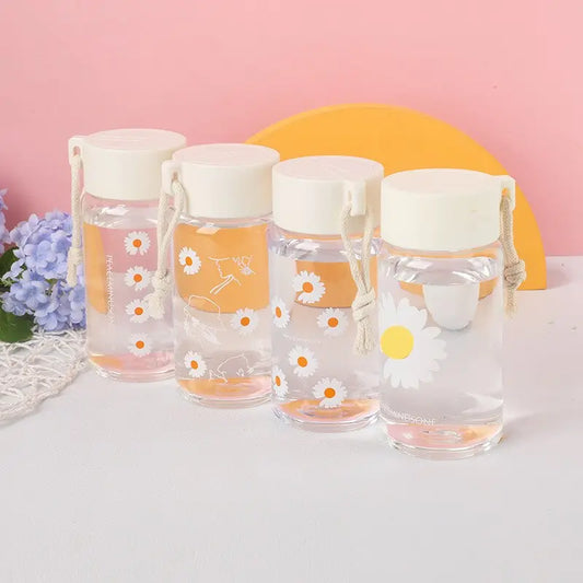 Daisy Flower Water Bottle CreativeFemininity