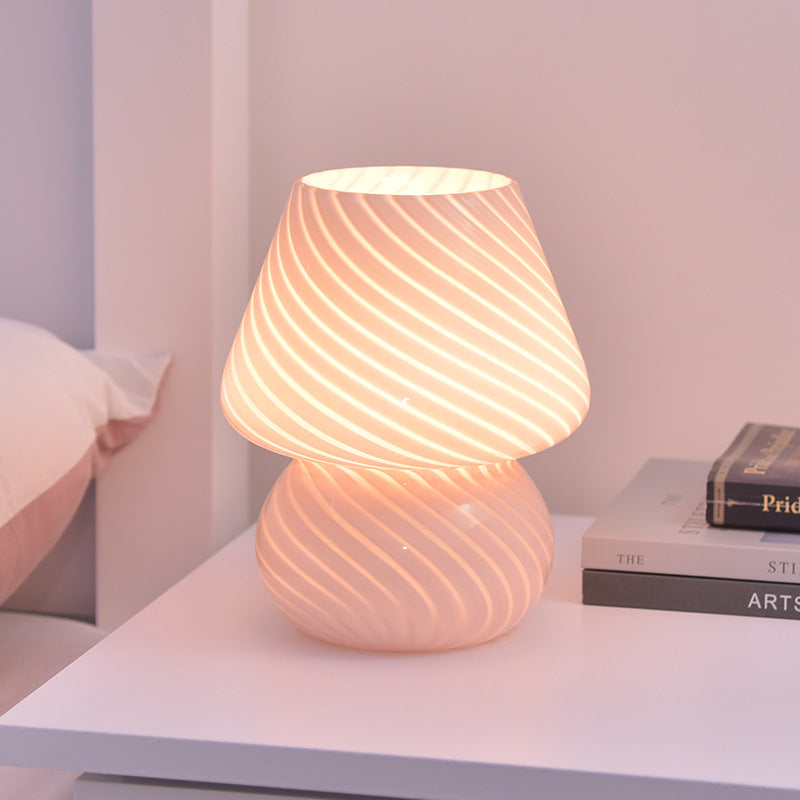 Cute Mushroom Murano Lamp
