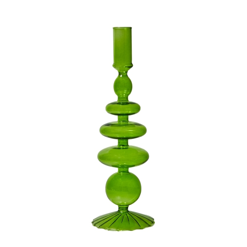 Green Tier Vase & Candle Holder