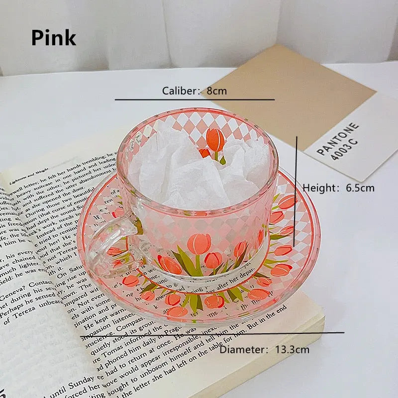Floral Tea Party Cup & Saucer CreativeFemininity