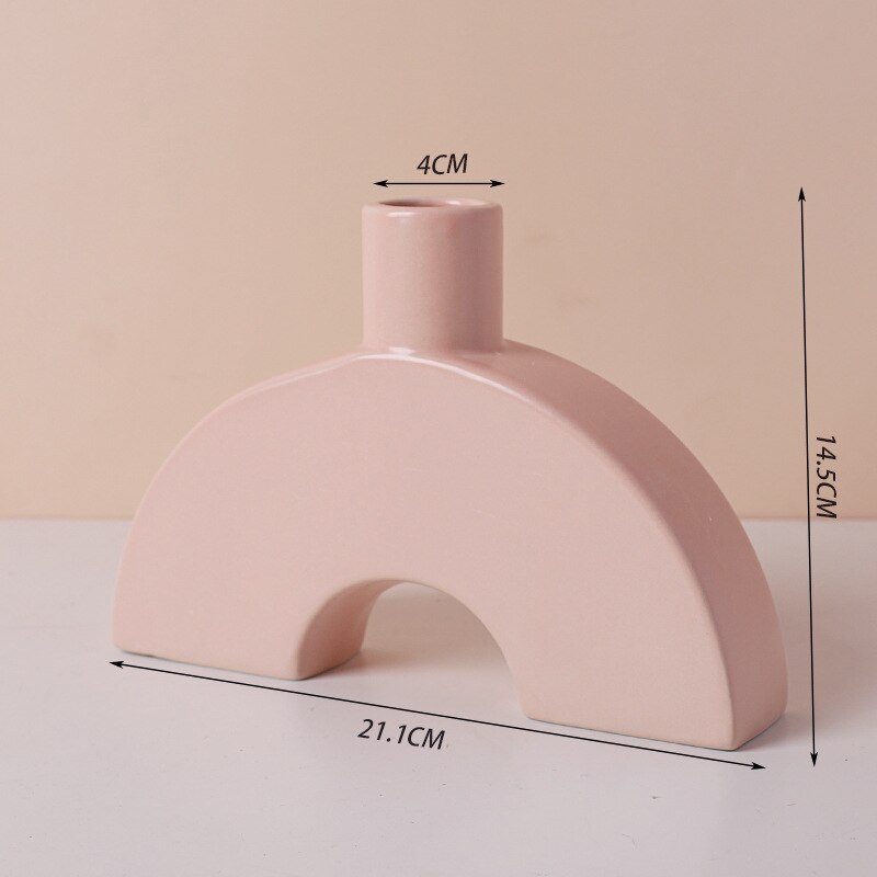 Sweet Pastel Figurine Vase