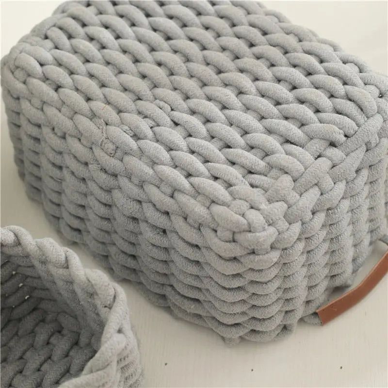 Stylish Woven Storage Basket CreativeFemininity