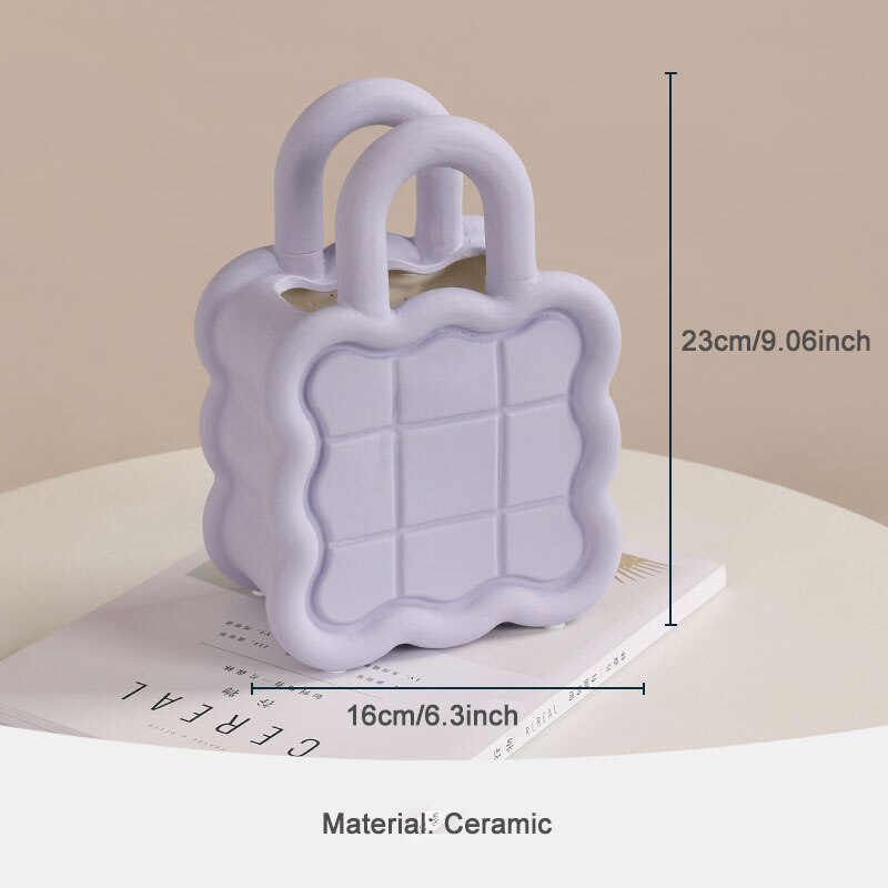 purple cute vase