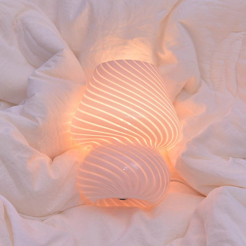 Cute Mushroom Murano Lamp