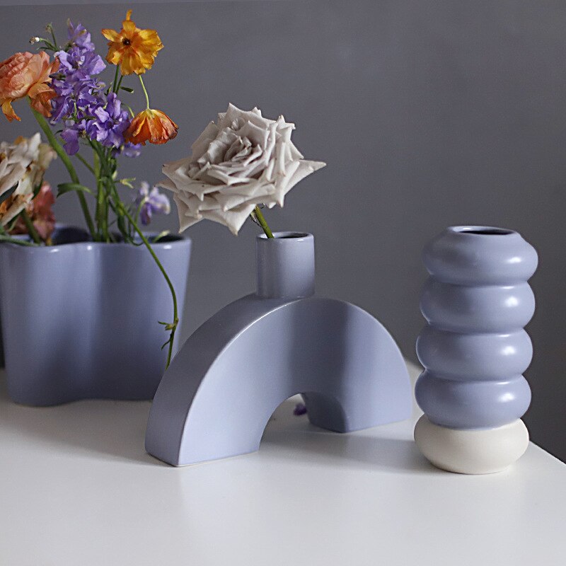 Sweet Pastel Figurine Vase