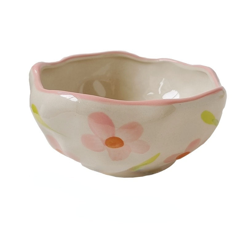 Ceramic Floral Painted Bowl