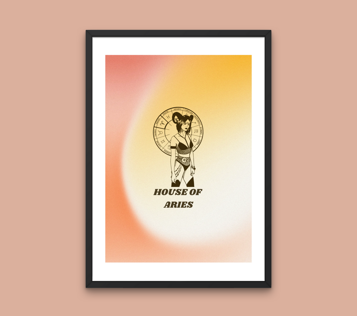 House Of Aries Zodiac Wall Art