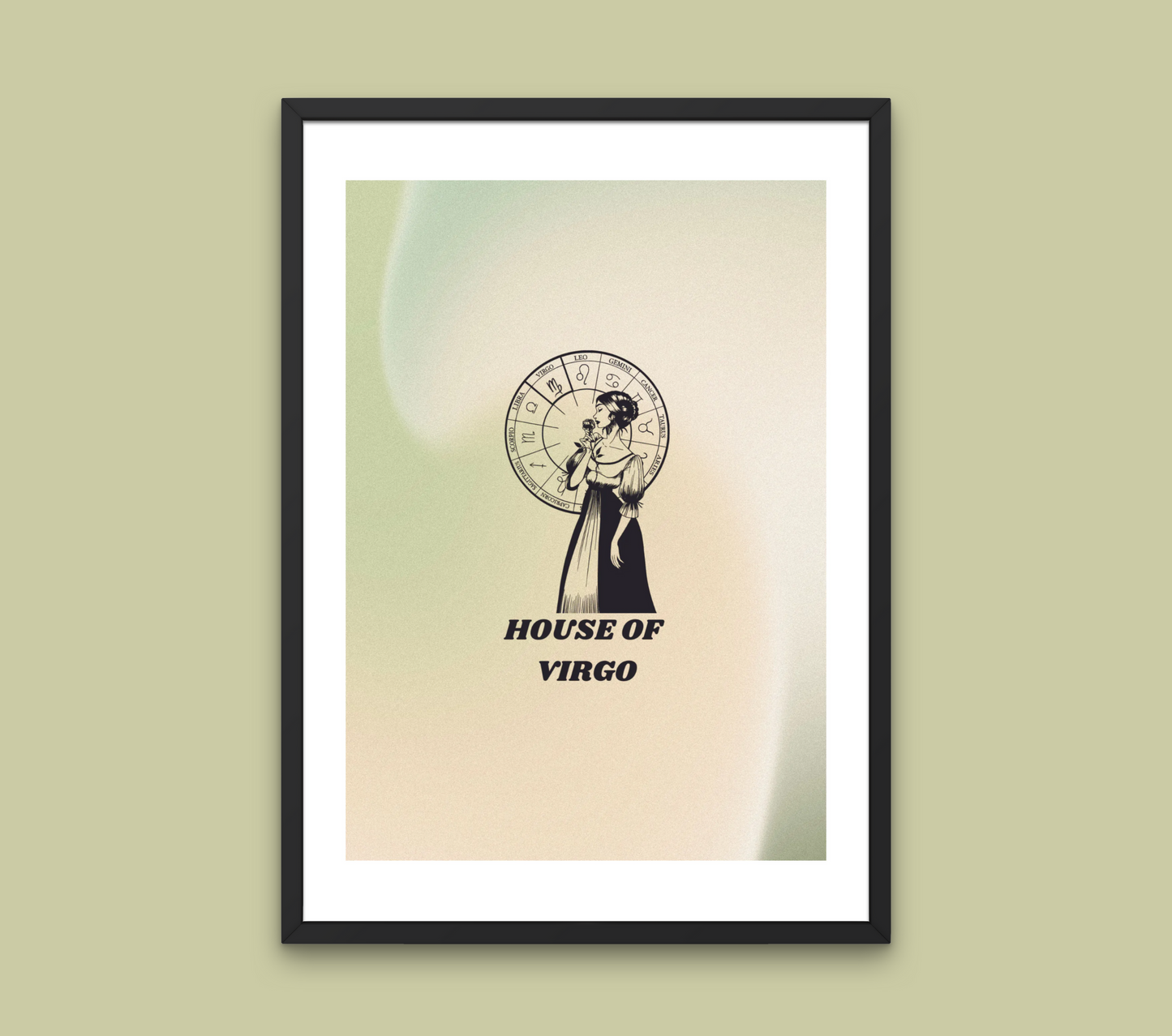 House Of Virgo Zodiac Wall Art Print