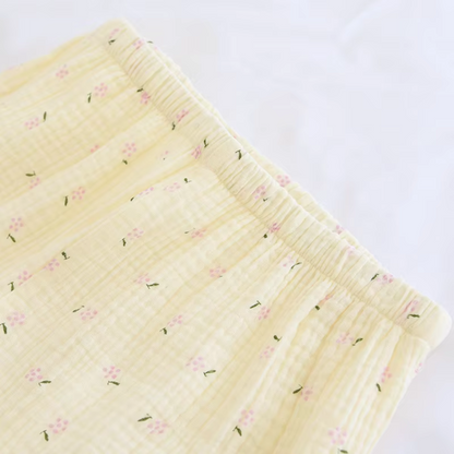 Pink & Yellow Ditsy Floral Pyjamas