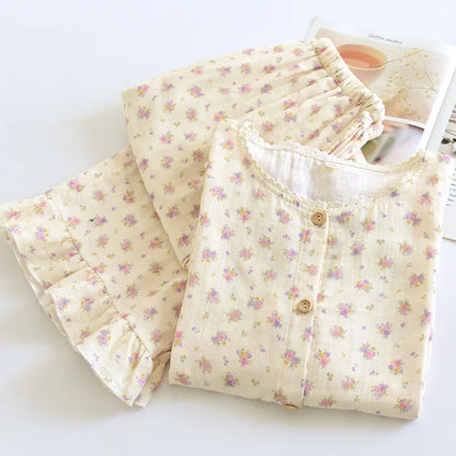 100% Cotton Frilly Prairie Pjs