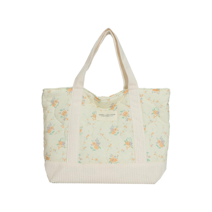 Everyday Floral Quilted Tote Bag