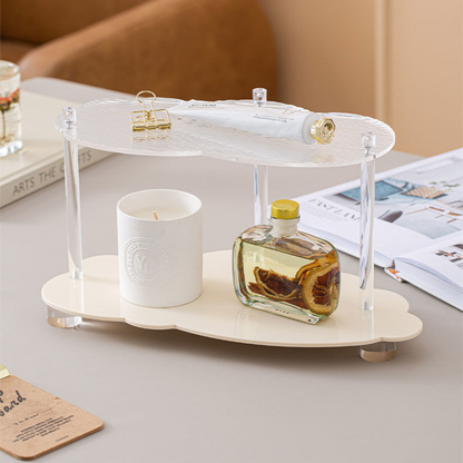 Double Tier Perfume & Make Up Stand