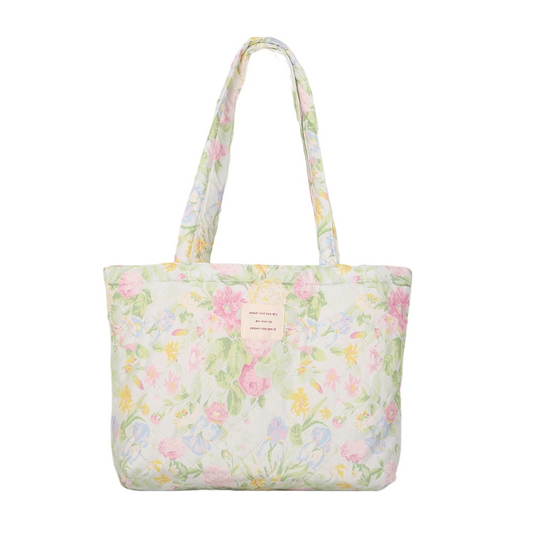 Summer Quilted Floral Tote Bag - All Colours